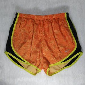 Nike Orange and Yellow Athletic Shorts